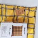 Hvmvliv Pillow Covers Pillow Case Lightweight Plaid Super Soft Easy Care Cotton Pillowcases 20x20 Inches