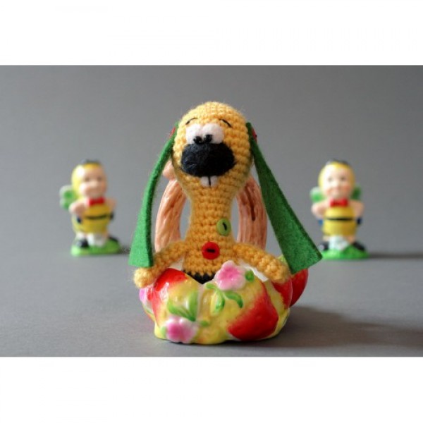 Toy handmade textile decorative gift for children interior doll "Kryamzik"