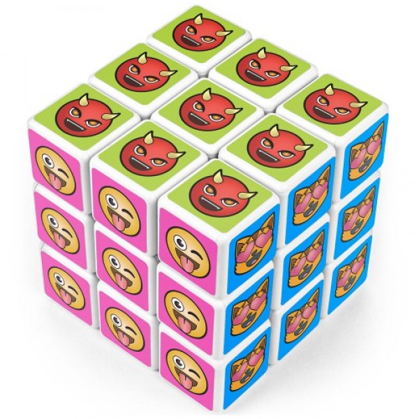 Emoji Puzzle Cube Game - 3x3x3 .57mm - Puzzles Improve Brain Function